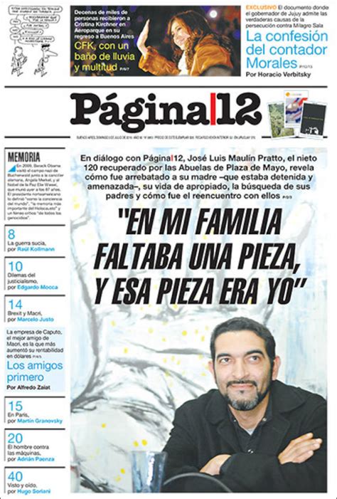 página 12 últimas noticias hoy.